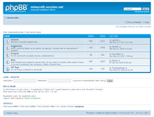 Tablet Screenshot of forum.minecraft.novylen.net